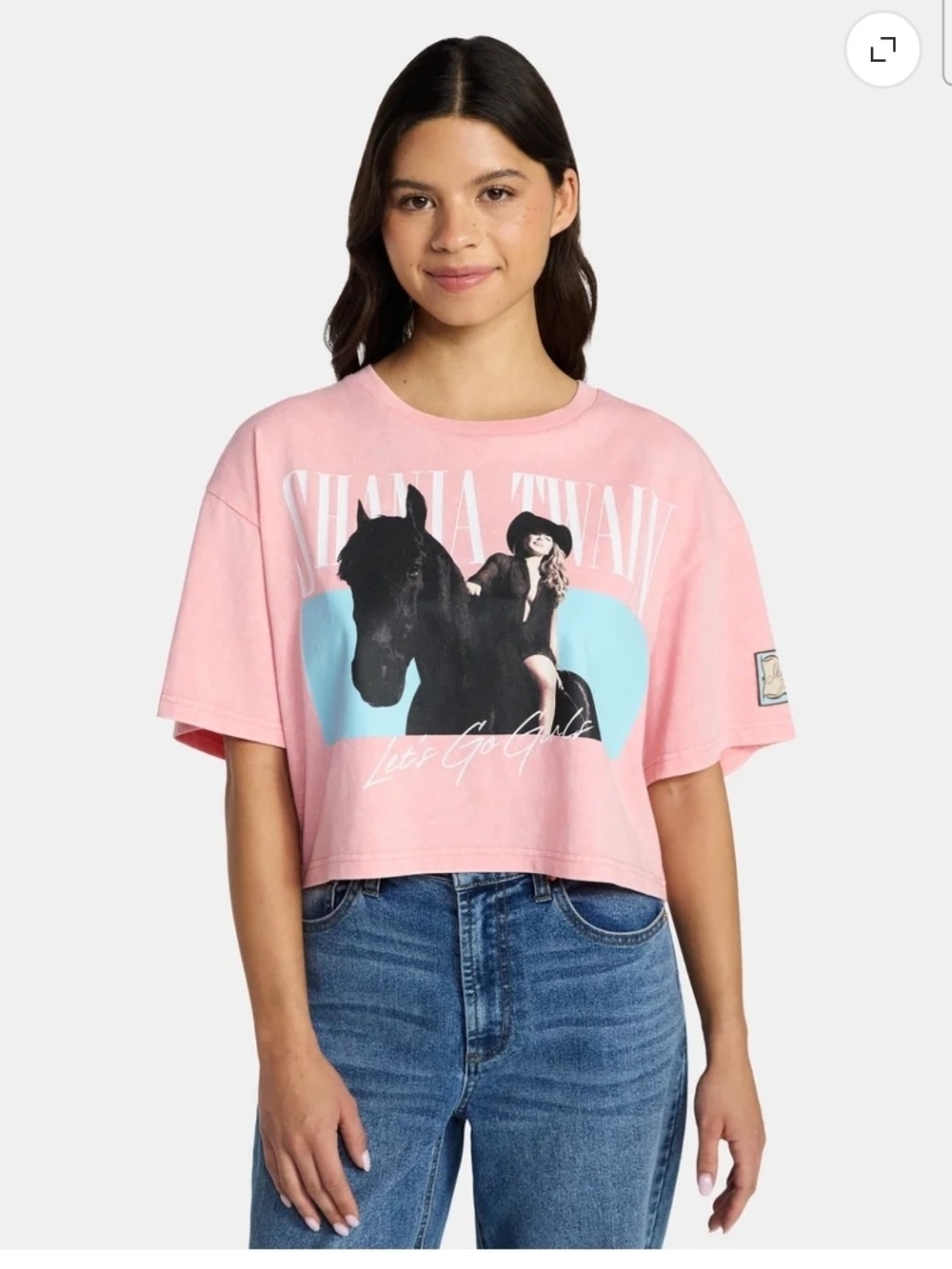 Shania Twain Women's Skimmer Tee with Short Sleeves Size XS